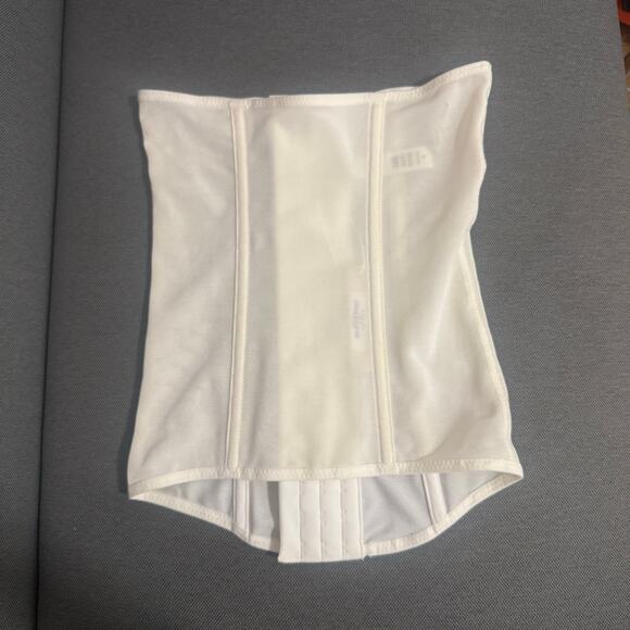 SKIMS Size Medium Marble White Corset Power Mesh Waist Trainer NWT - Picture 3 of 9
